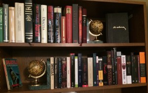 My personal collection of Dracula editions.